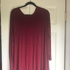 Long Sleeve T-Shirt Dress